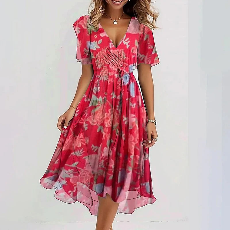 Yara Women's Cocktail Dress | Vibrant Elegance, Tailored Fit - 2