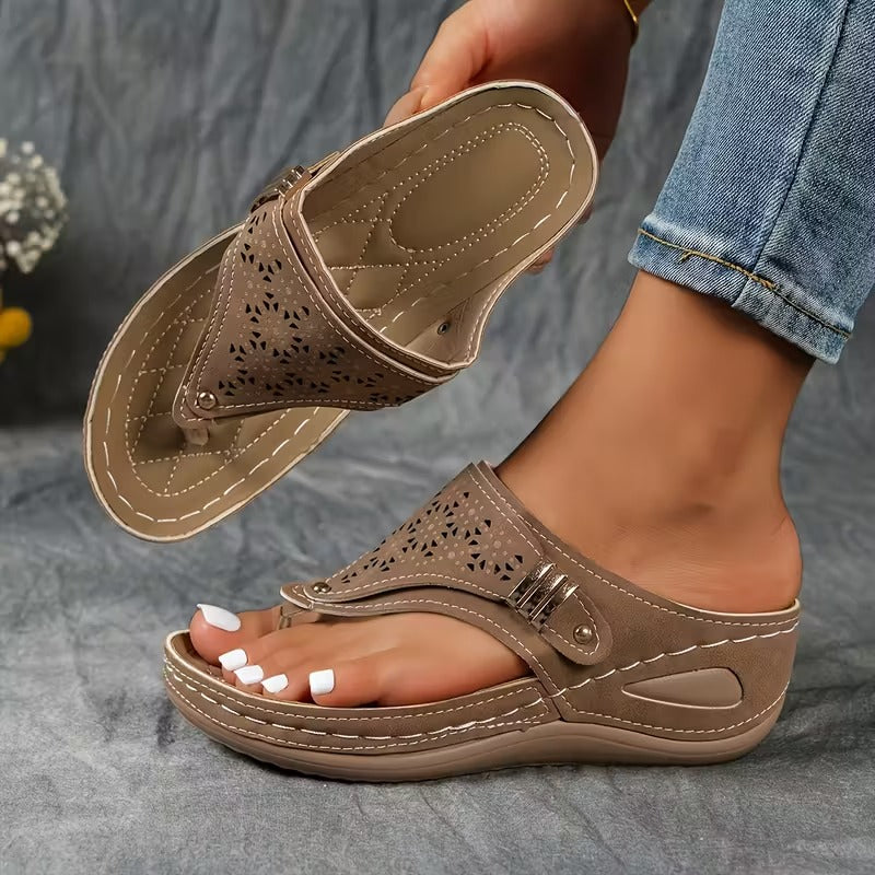 Ava Women's Wedge Sandals | Arch Support Design, Comfortable Fit - 7