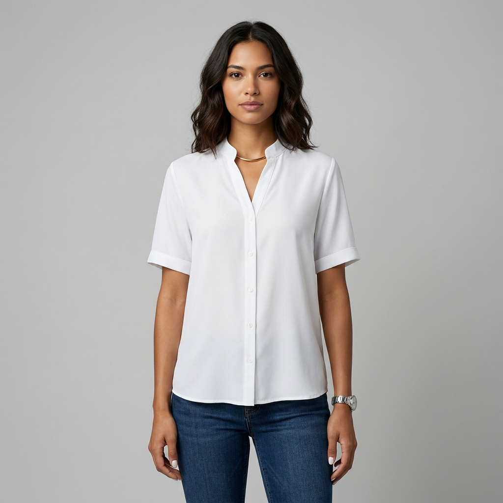 Luna Women's Relaxed Short Sleeve Shirt | Soft Breathable Fabric