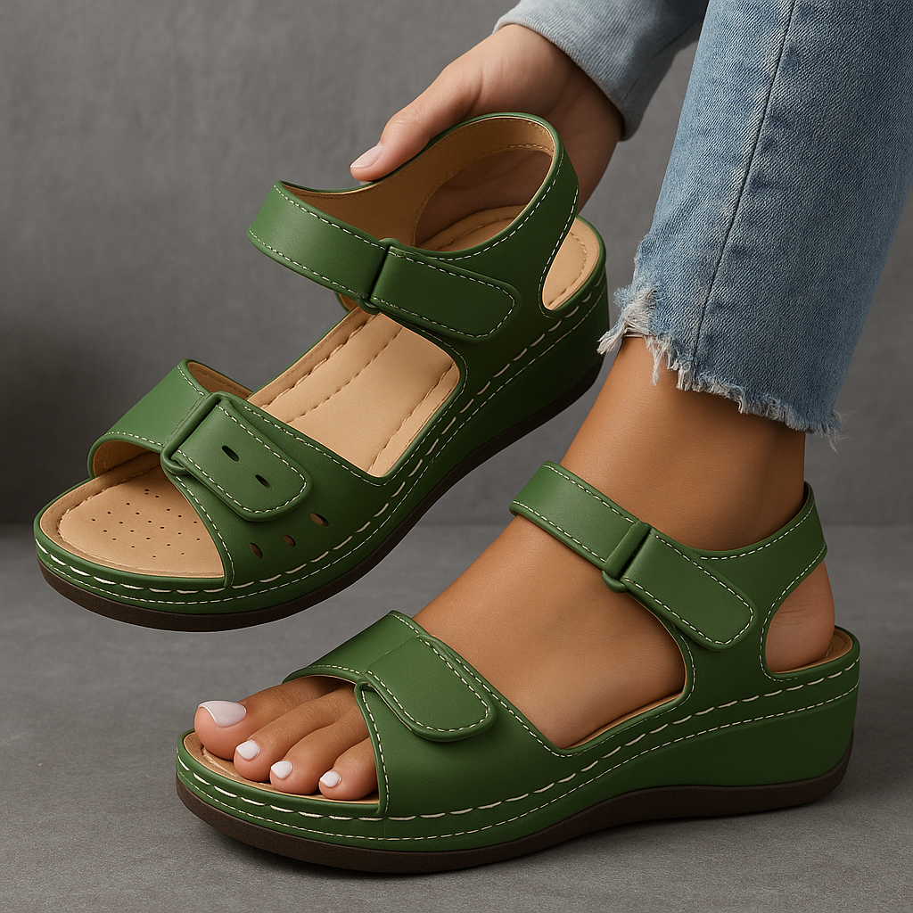 Nina Women's Sandals | Orthopedic Wedge Heel Comfort - 1