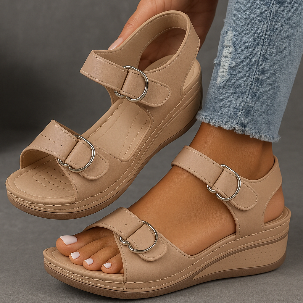 Nina Women's Sandals | Orthopedic Wedge Heel Comfort - 5