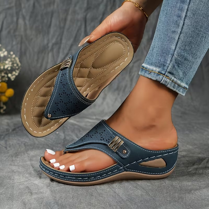 Ava Women's Wedge Sandals | Arch Support Design, Comfortable Fit - 1