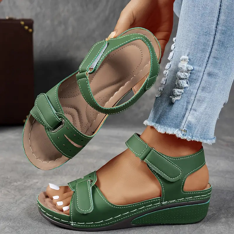 Nina Women's Sandals | Orthopedic Wedge Heel Comfort - 2