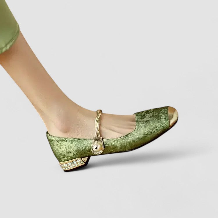 Cynthia Women's Mary Jane Shoes | Orthopedic Comfort, Low Block Heel - 6
