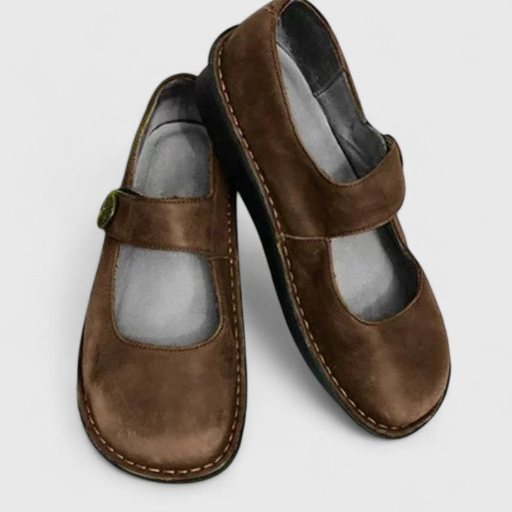 Quela Women's Mary Jane Shoes | Adjustable Strap, Comfortable Insole - 2