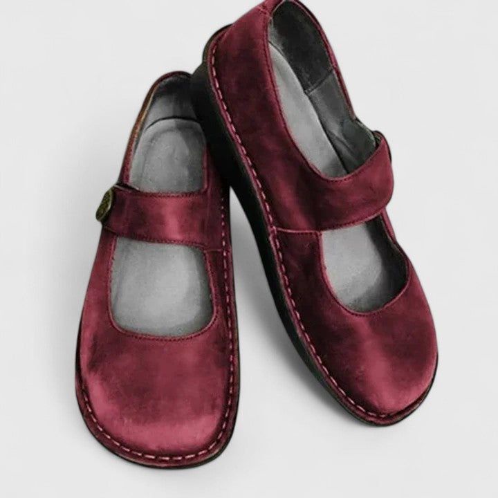Quela Women's Mary Jane Shoes | Adjustable Strap, Comfortable Insole - 3