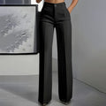 Elysia Women's Trousers | High-Waist Tailored Fit, Structured Fabric - 14