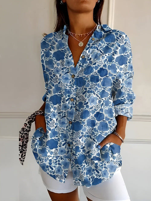 Ava Women's Blouse | Whimsical Prints, Plus Size Available - 1