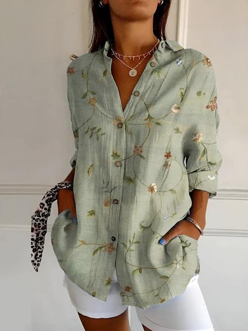 Ava Women's Blouse | Whimsical Prints, Plus Size Available - 2
